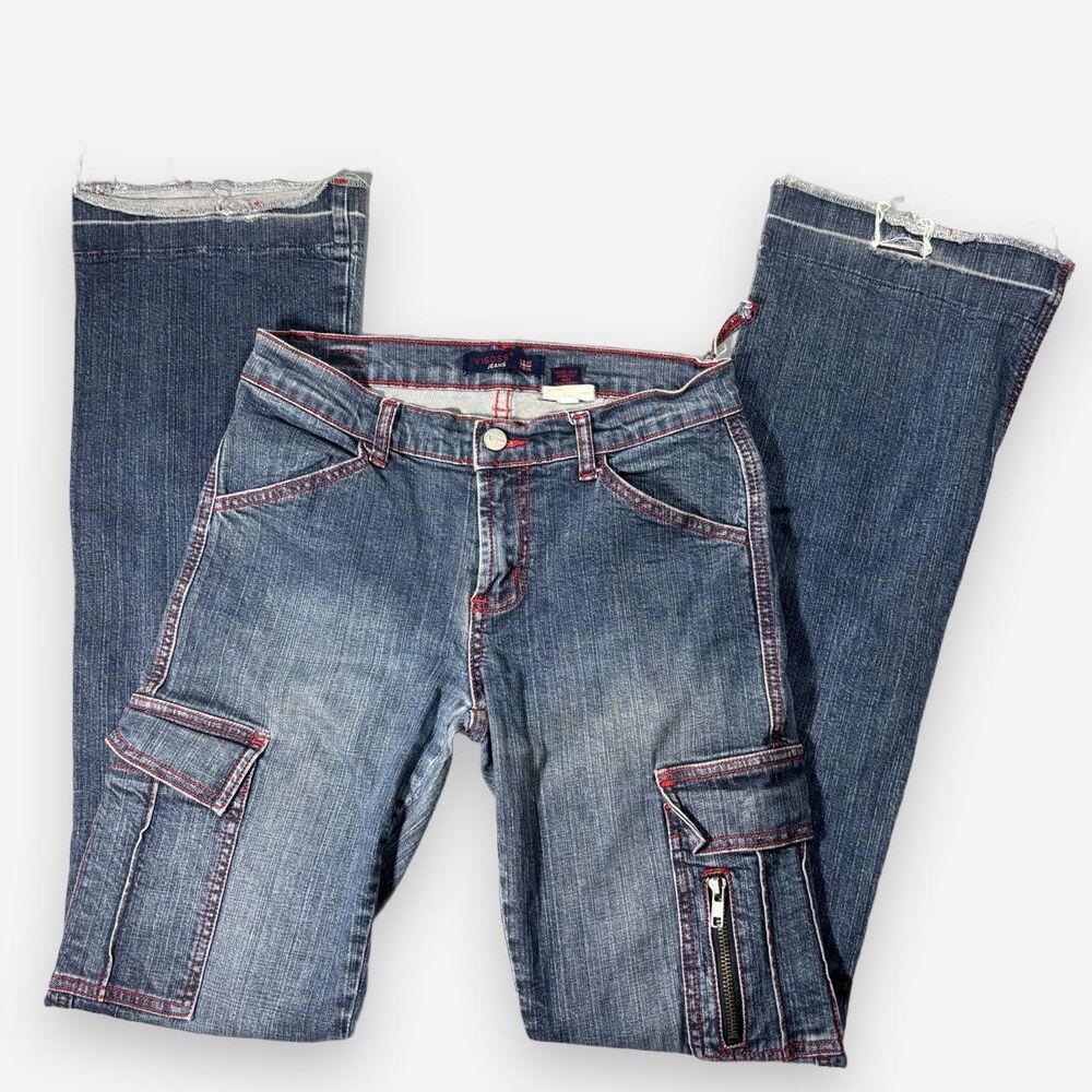 Vigoss Women's Blue and Navy Jeans
